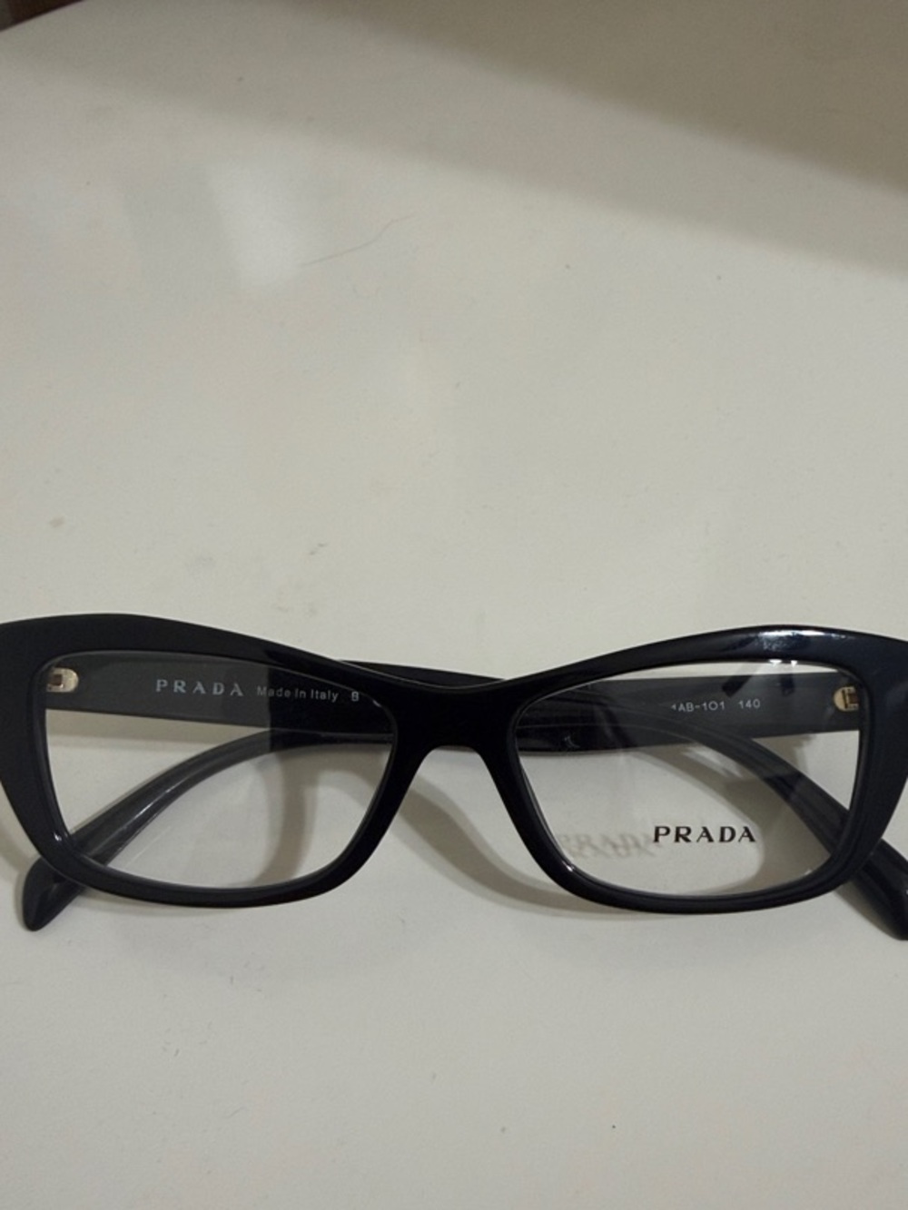 Prada Black Cat-Eye Frame Women's Glasses